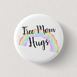 LGBTQ Rainbow Gay of Lesbian Pride Ronde Button 3,2 Cm