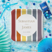 LGBTQ Rainbow Gay Weddenschap Papieren Bordje (Feest)