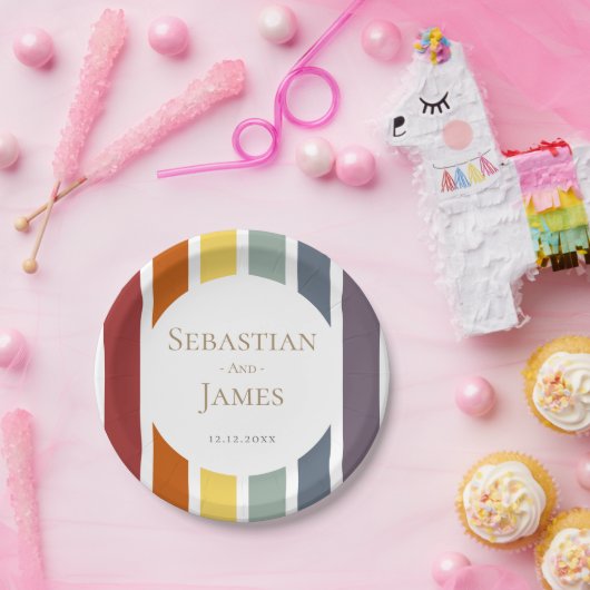 LGBTQ Rainbow Gay Weddenschap Papieren Bordje (Feest)