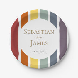 LGBTQ Rainbow Gay Weddenschap Papieren Bordje