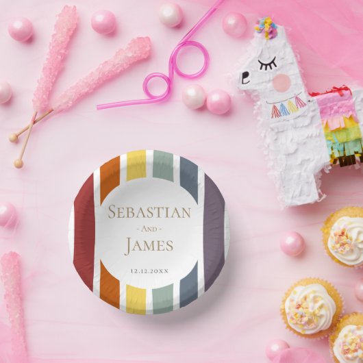 LGBTQ Rainbow Gay Weddenschap Papieren Kommen (Feest)