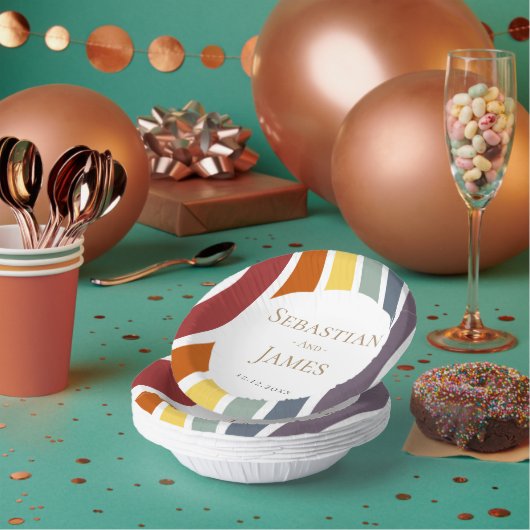 LGBTQ Rainbow Gay Weddenschap Papieren Kommen (Multi)