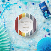 LGBTQ Rainbow Gay Weddenschap Papieren Kommen (Feest)