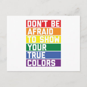 LGBTQ Rainbow-kleuren Pride Month Gift Idee Briefkaart