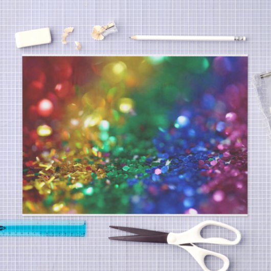 LGBTQ Rainbow-kleuren Tissuepapier (Craft)