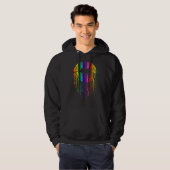 Lgbtq Rainbow Lip Gay Pride Hoodie (Voorkant volledig)
