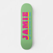 LGBTQ Rainbow Pansexual Pride Flag Aangepaste naam Persoonlijk Skateboard (Voorkant)