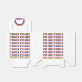 LGBTQ Rainbow Pride Favor Box Bedankdoosjes (Uitgevouwen)
