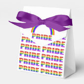 LGBTQ Rainbow Pride Favor Box Bedankdoosjes (Voorkant Zijde)