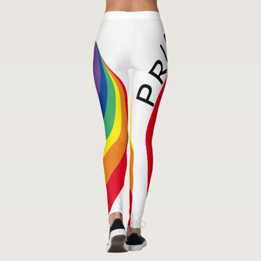 LGBTQ Rainbow Pride Leggings (Achterkant)