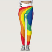 LGBTQ Rainbow Pride Leggings (Voorkant)