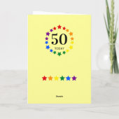 LGBTQ Rainbow Stars - 50 hedendaagse of elke zonda Kaart (Achterkant)