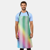 LGBTQ Rainbow Stippen Vlag kleuren Gay Design Schort (Gedragen)