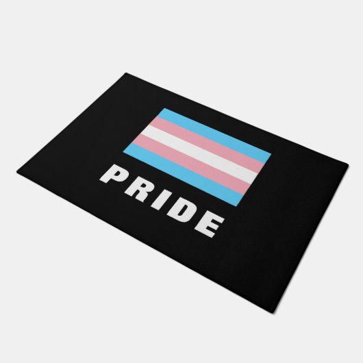 LGBTQ Rainbow Trangender Pride Flag Aangepaste tek Deurmat (Schuin)