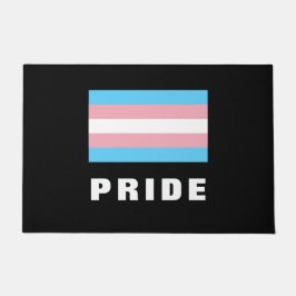 LGBTQ Rainbow Trangender Pride Flag Aangepaste tek Deurmat