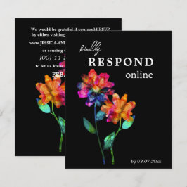 🌈 LGBTQ Reageer Online Bloemen & Trots RSVP Kaartje