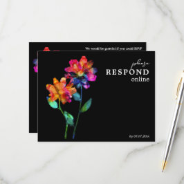 🌈 LGBTQ Reageer Online Petals & Pride RSVP Kaartje