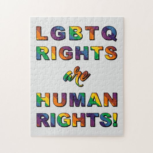 LGBTQ-RECHTEN... LEGPUZZEL (Verticaal)