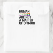 LGBTQ-rechten Ronde Sticker (Tas)