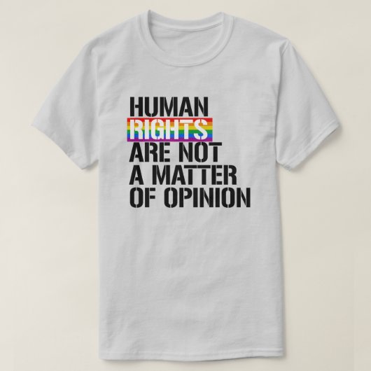 LGBTQ-rechten T-shirt (Design voorkant)