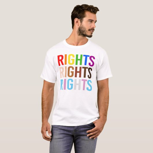 LGBTQ+-rechten T-shirt (Voorkant volledig)