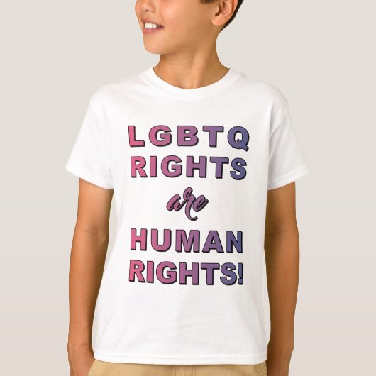 LGBTQ-RECHTEN... T-SHIRT (Voorkant)