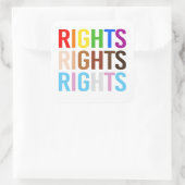 LGBTQ+-rechten Vierkante Sticker (Tas)
