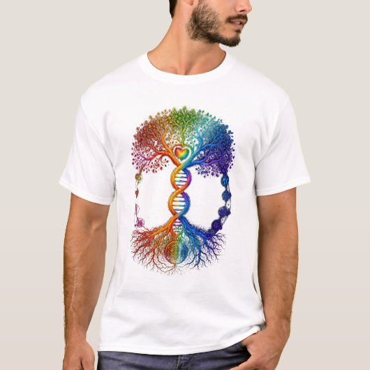 LGBTQ-regenbood T-shirt (Voorkant)