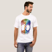LGBTQ-regenbood T-shirt (Voorkant volledig)