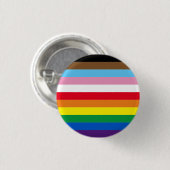 Lgbtq regenboog 11 strepen inclusief homopride vla ronde button 3,2 cm (Voorkant /achterkant)