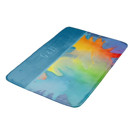 lgbtq-regenboog badmat (Gekanteld)