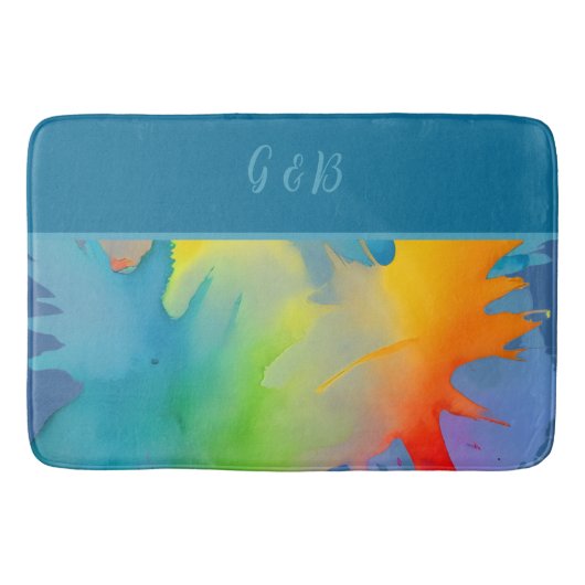 lgbtq-regenboog badmat (Voorkant)