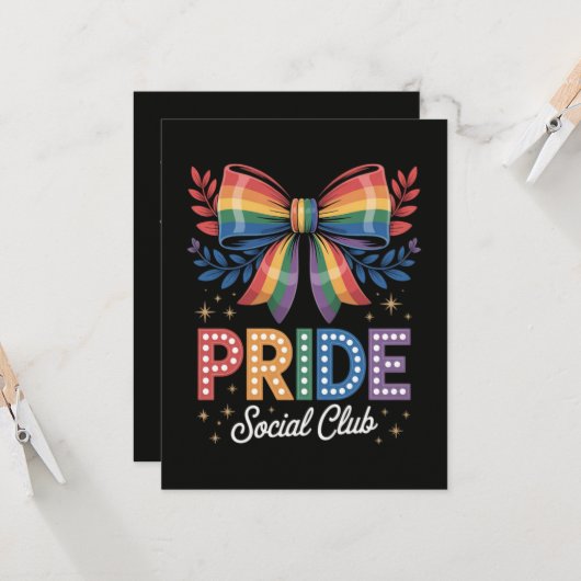 LGBTQ Regenboog Boog Kaart (Voorkant / Achterkant in situ)
