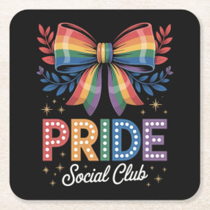 LGBTQ Regenboog Boog Kartonnen Onderzetters