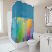 lgbtq-regenboog douchegordijn (In situ)