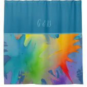 lgbtq-regenboog douchegordijn (Voorkant)