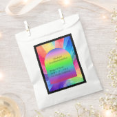 lgbtq regenboog huwelijk bedankzakje (Geknipt)