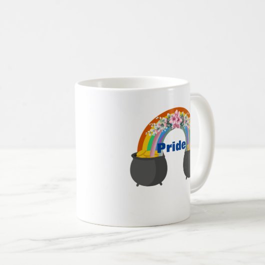 LGBTQ-regenboog Koffiemok (Voorkant rechts)
