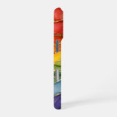 LGBTQ Regenboog Marmer iPhone Hoesje (Rechterkant)