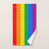 LGBTQ+ Regenboog Pride Vlag Handdoek (Handdoek)