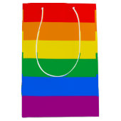LGBTQ+ Regenboog Pride Vlag Medium Cadeauzakje (Voorkant)