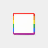 LGBTQ+ Regenboog Pride Vlag Post-it® Notes (Voorkant)