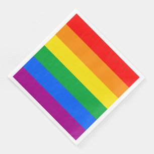 LGBTQ+ Regenboog Pride Vlag Servet