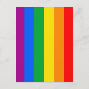 LGBTQ+ Regenboog Pridevlag Briefkaart