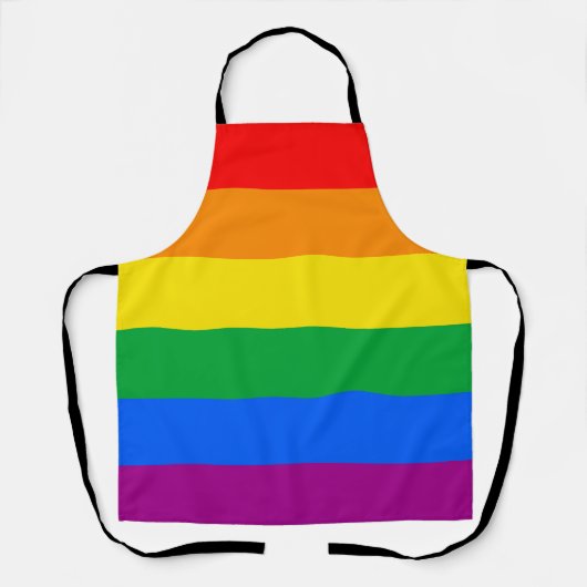 LGBTQ+ Regenboog Pridevlag Schort (Voorkant)