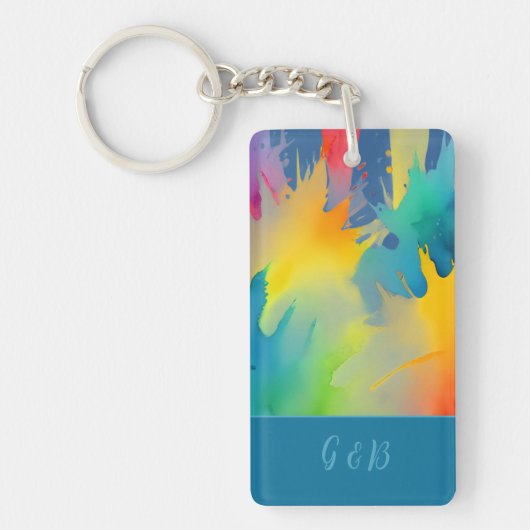lgbtq-regenboog sleutelhanger (Voorkant)
