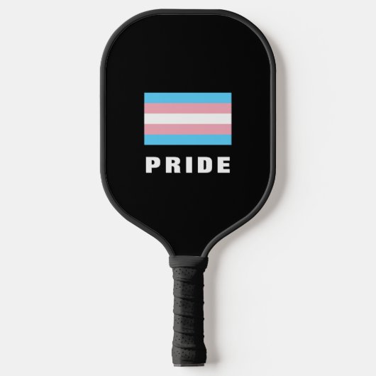 LGBTQ Regenboog Trangender Pride Vlag Aangepaste T Pickleball Paddle (Voorkant)