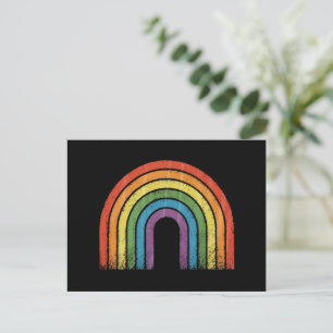 LGBTQ Regenboog Vlag Gay Pride LGBT Bewustzijn All Briefkaart