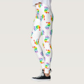 LGBTQ+ regenbooghanden Leggings (Links)