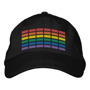 LGBTQ regenboogkleuren homoseksuele pride vlag mod Geborduurde Pet